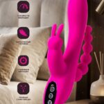 Jos Spanky Üçlü 21cm Pembe Vibratör