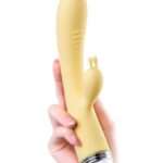 Flovetta Aster Klitoral Uyarıcı Vibratör Silikon Sarı 22 cm