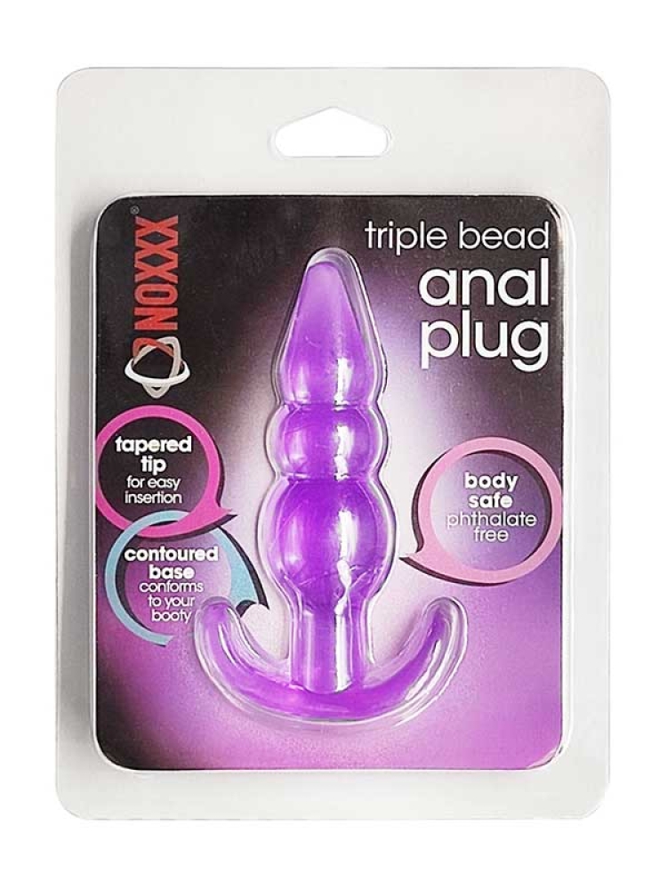 resizei (50) NOXXX Boğumlu T Şeklinde Anal Plug - Görsel 1